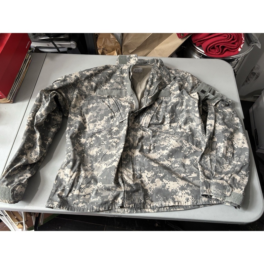 ACU DIGITAL ARMY COMBAT UNIFORM TACTICAL JACKET LARGE INFANTRY